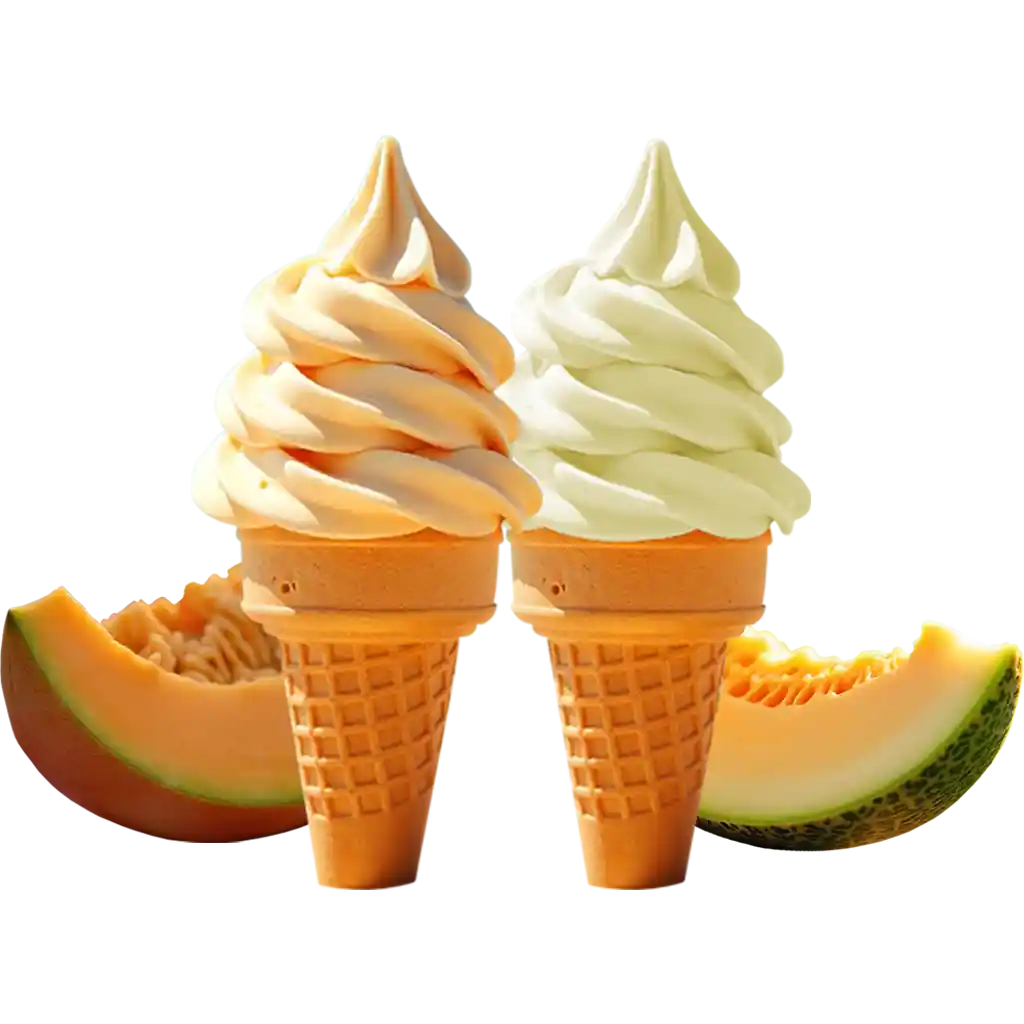 Karmello's Premium Rockmelon Ice Cream